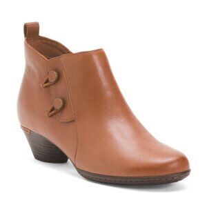 COBB HILL ROCKPORT Leather Larsa Comfort Booties